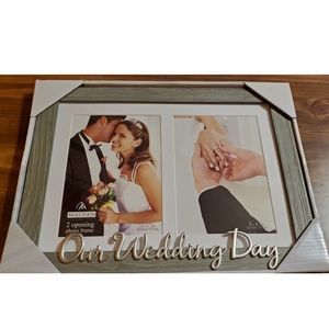 NWT Wedding pictures frame